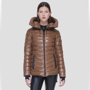 Women's Taupe Puffer Jacket Rudsak, size small, like new